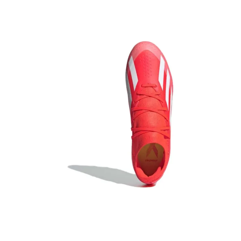 Adidas X CRAZYFAST LEAGUE Artificial Ground Anti Slip Wear Resistant Soccer Shoes Men's Red White-4