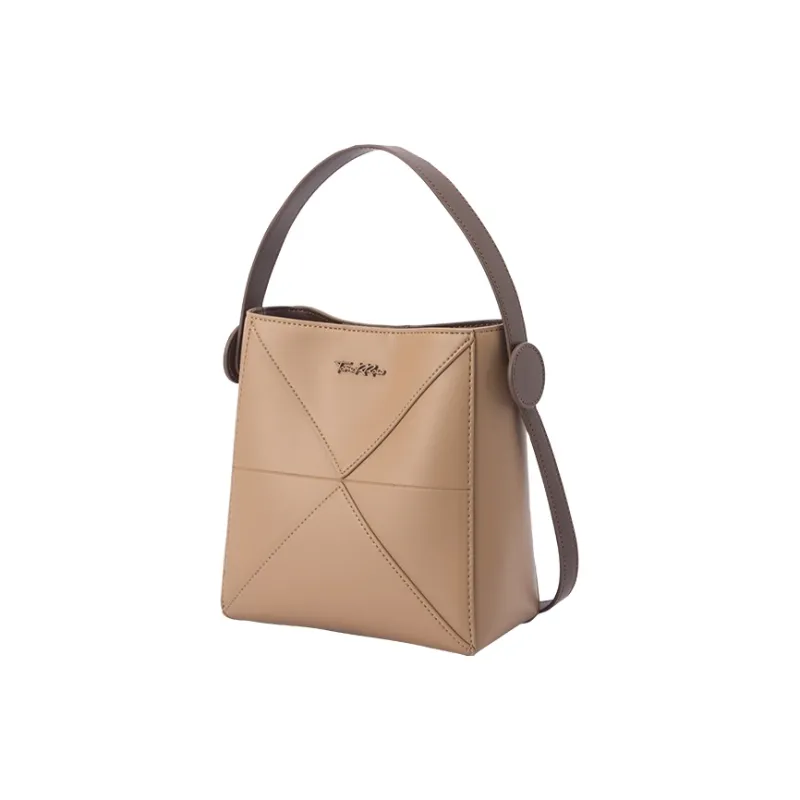 SEM/R PVC Crossbody Bag, Commute Handbag, Shoulder Bag Women's Milk White 10501, Khaki 50604, Caramel Brown 51101-21
