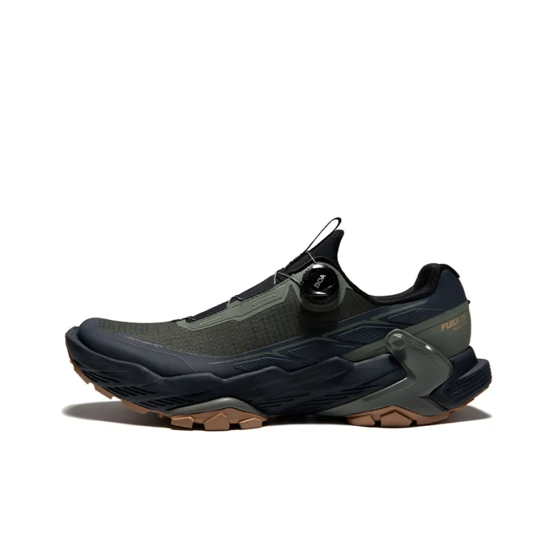 KAILAS FUGA DU BOA Running Shoes Men Low Top Army Green/Navy Blue-0