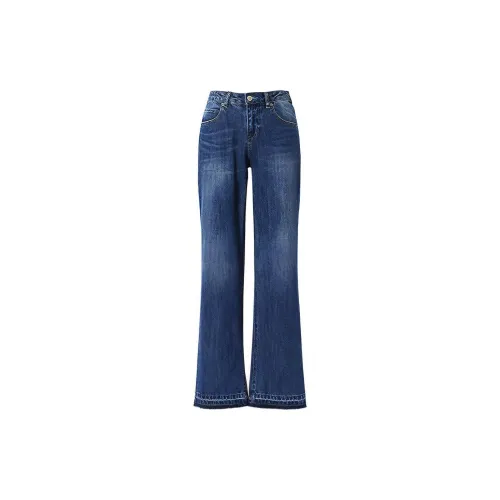 SOON FLOWER Jeans Women's Blue