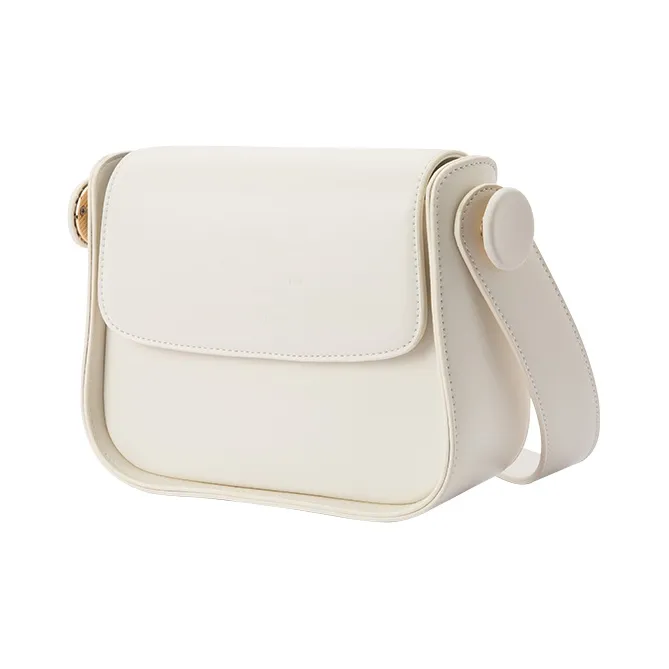 SEM/R PU Shoulder Bag Crossbody Bag Regular Women's Milk White / Caramel Brown / Black-1