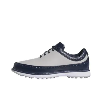 Adidas Modern Classic 80 Anti Slip Wear Resistant Low Top Golf Shoes Unisex Gray Blue
