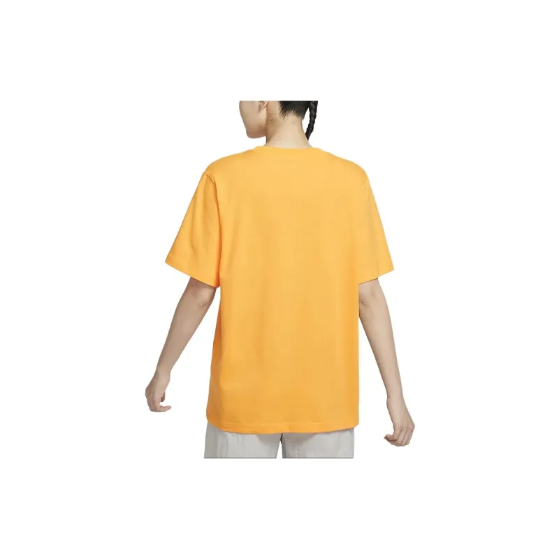 Nike Drop Shoulder Sleeve T Shirt Women's Sun Dial Yellow-1