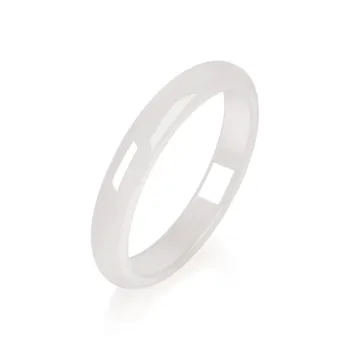Silver Trim Chalcedony Jade Bangles Women's
