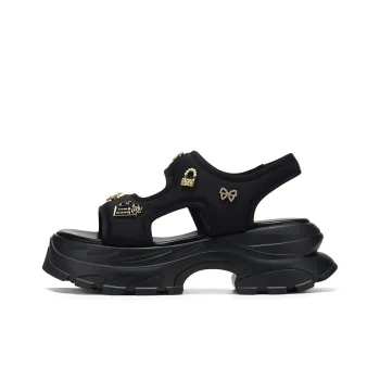GG CC Casual Shoes Rhinestone Platform Sports Chunky Sandal Women's