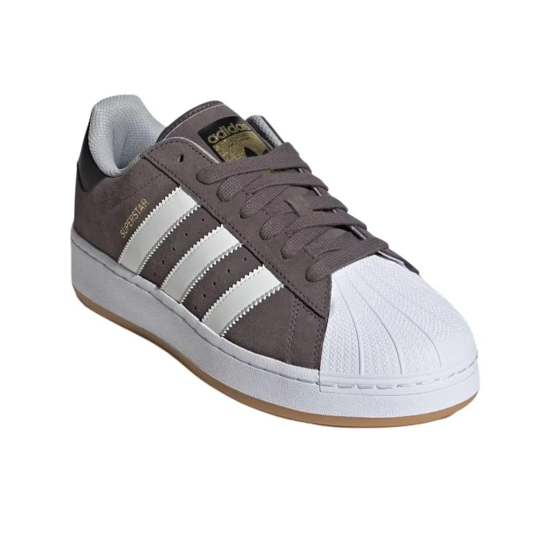 Adidas Originals SUPERSTAR XLG Wear Resistant Low Top Skateboard Shoes Unisex Dark Gray-2