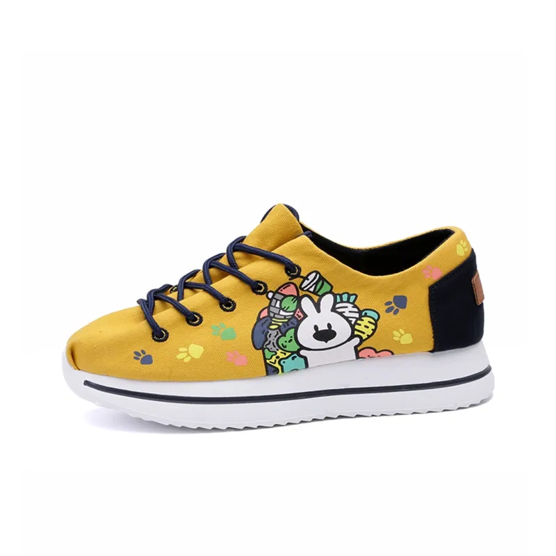 TT&MM Coverage Wear-Resistant Lightweight Breathable Quick Dry Water-Resistant Low-Top Canvas Shoes Women's White-0