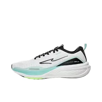 Erke Bullets Low Top Running Shoes Men's White Bubble Green
