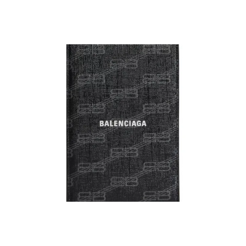 Balenciaga Coated Canvas Shoulder Bag Crossbody Bag Men's Black-5