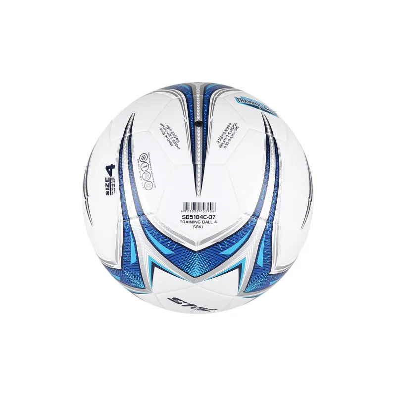 Star Size 4 Soccer TPU Seamless Thermal bonding Unisex Blue White-4