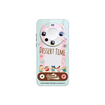 Sen Dog x SHINCHAN Glass Material Cute Creative Individual Phone Cases Applicable To Huawei Mate60Pro/50/40