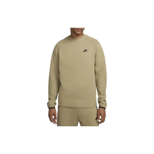 Nike Sportswear Tech Fleece Sweatshirts Men Olive