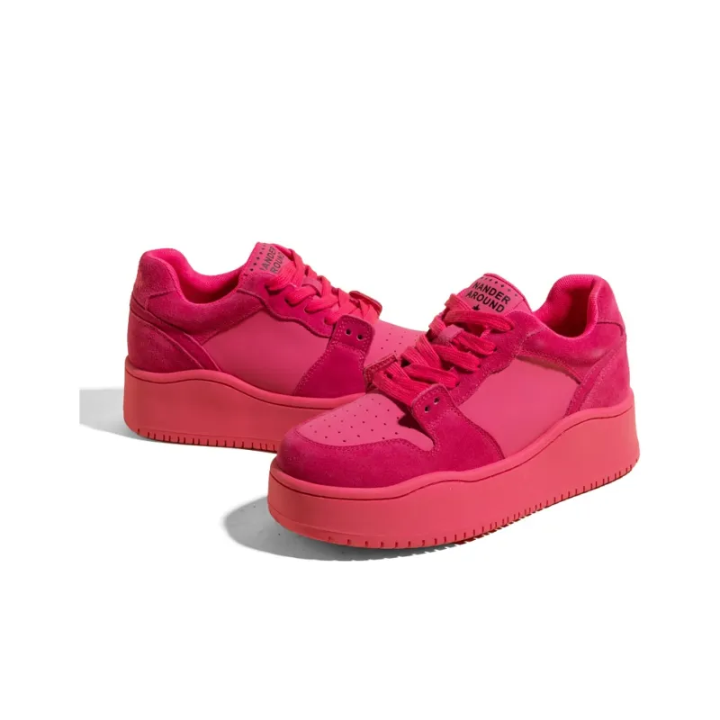 KODI Anti Slip And Wear Resistant Height Increasing Low Top Skateboard Shoes Women's-29