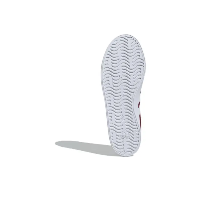 Adidas VL COURT 3.0 3.0 Wear resistant And Lightweight Low Top Skateboard Shoes Unisex Red White-5
