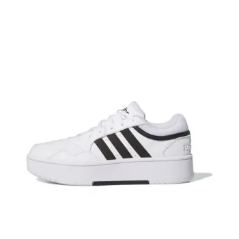 Adidas HOOPS 3.0 Non slip Lightweight Low Top Skateboard Shoes Women's White