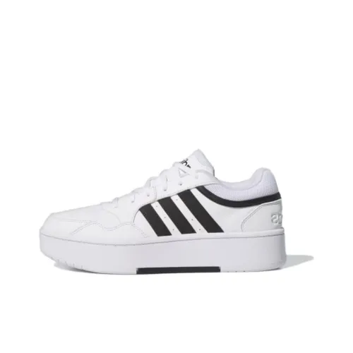 Adidas Hoops 3.0 Skateboard Shoes Women's Low-Top Cloud White / Core Black / Core Black