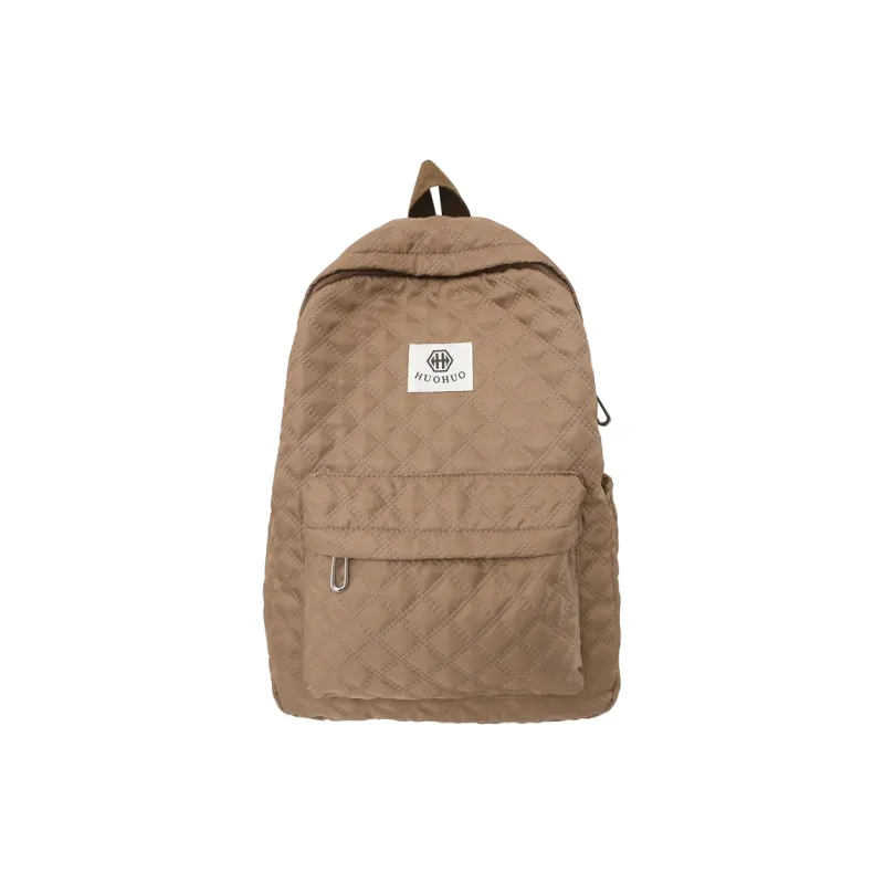 KAKAXI Nylon Backpack Unisex White/Black/Gray/Pink/Coffee/Purple-15