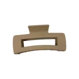 Matte Brown Square Clip 10cm