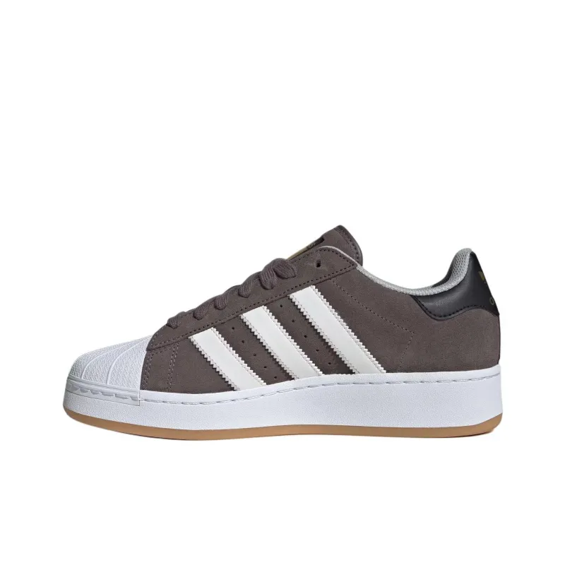Adidas Originals SUPERSTAR XLG Wear Resistant Low Top Skateboard Shoes Unisex Dark Gray-0