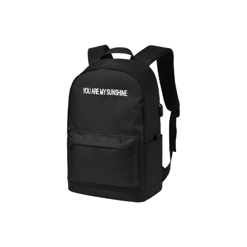 Yohji Kimura Oxford Backpack Medium Size Unisex Black/Gray-27