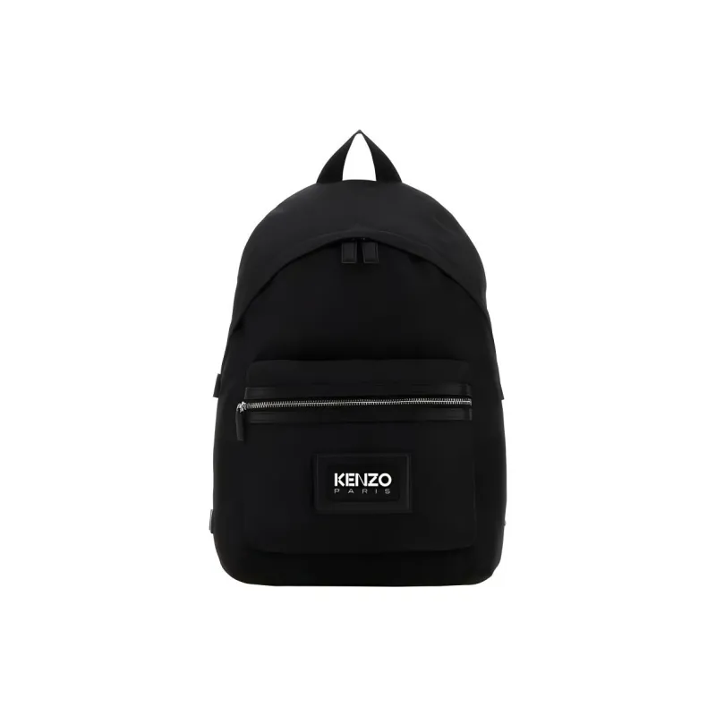 KENZO Logo Patch Zipped Backpack-0