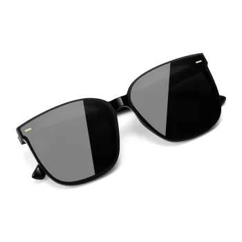 HLA TR/Memory Plastic Square Sunglasses Unisex