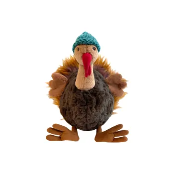 JELLYCAT Farm Animal Collection Hats & Caps Turkey Dolls Plush Doll 26cm Height In Sitting Posture