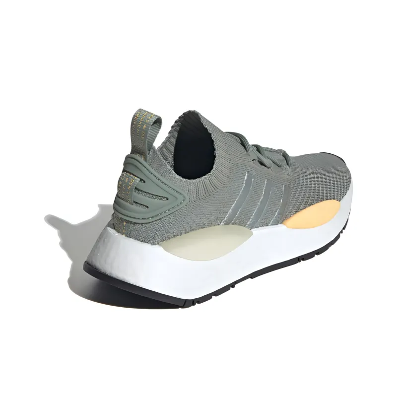 NMD_W1 Women's Adidas Originals 'Silver Green Acid Orange'-3