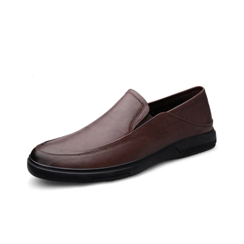 Abango Men's Casual Shoes Men Low Top Black/Brown-7