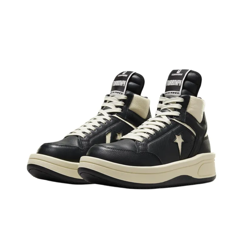 Converse Weapon Skateboard Shoes Unisex High-top Black/beige-2