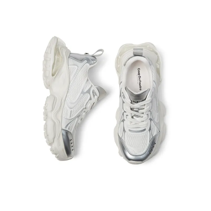 Coup De Foudre Breathable Lightweight Height Increasing Low-Top Chunky Sneakers Women's-2