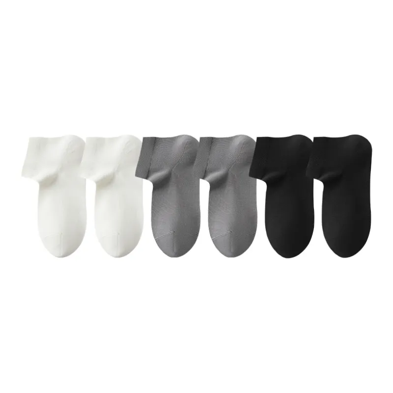 Left Divided By Right Ankle Socks Men's 6 Pack-3