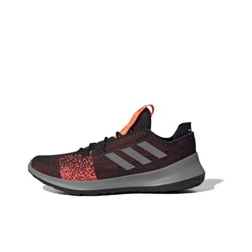 Adidas SenseBounce+ Running Shoes Men Low-Top Black/Orange/Gray