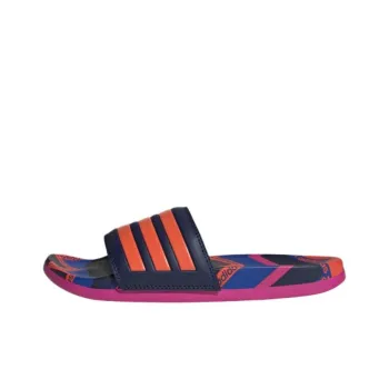 Adidas Adilette Slip-Resistant Quick Dry Slide Slippers Women's Blue-orange-red
