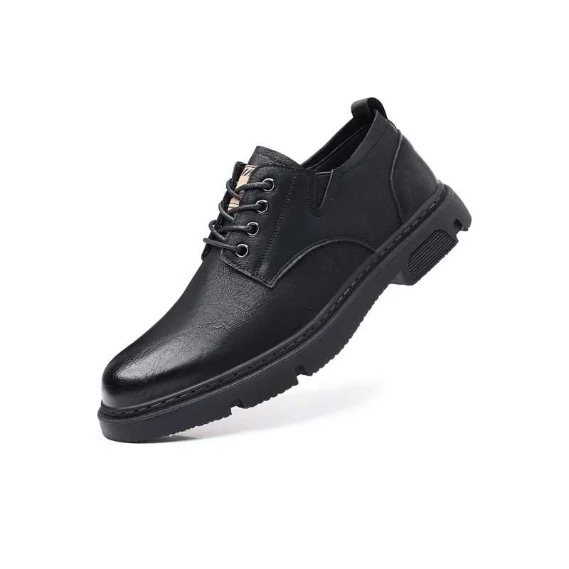 PTLS Dress Shoes Men Low Top Black/Brown-1