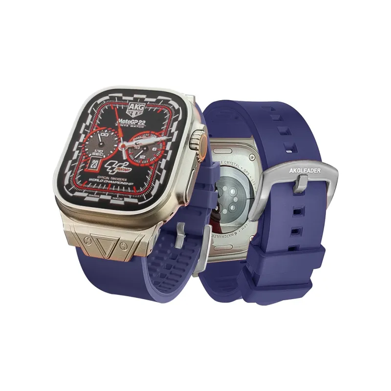 AKGLEADER Apple Compatibility Watch Band Fluoroelastomer Material-8
