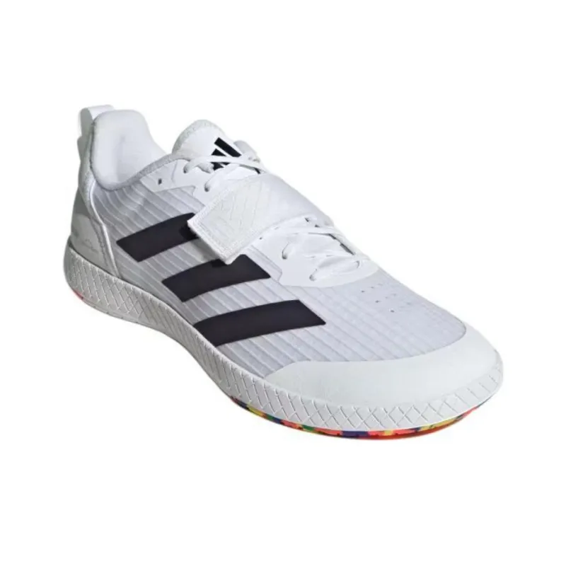 Adidas The Total Slip-Resistant Low-Top Training Shoes Unisex White Black Gray-3