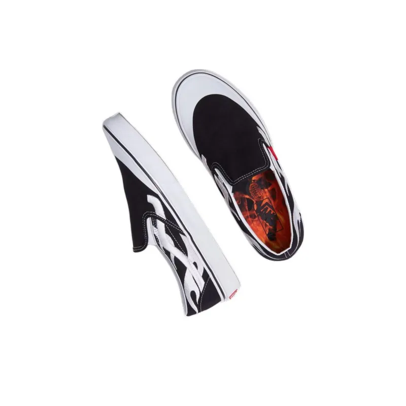 Vans A$AP Worldwide X Pacsun X Vans Unisex Slip On Casual Sneakers Black/White-4