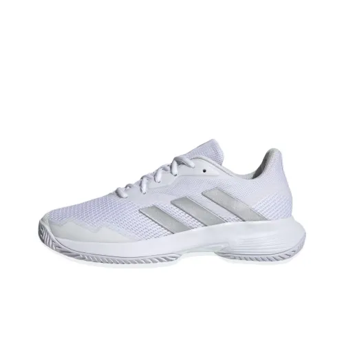 Adidas Women's CourtJam Control 'White Silver Metallic'