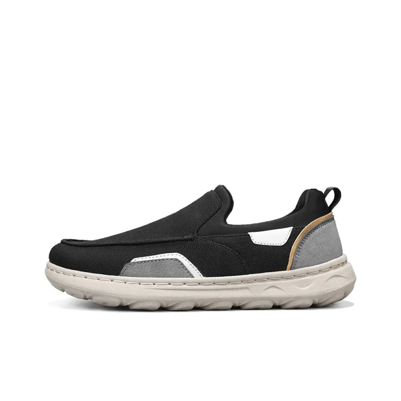 Bull charm Gommino Loafers Men Denim Gray/Denim Blue/Black-11