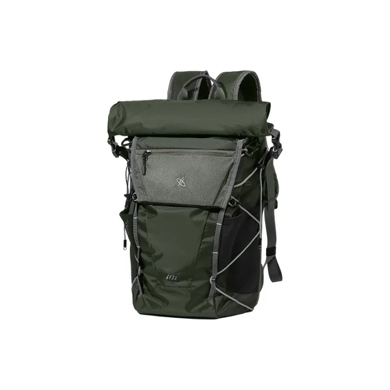 GYXX Nylon Backpack Regular Unisex Starhide Black/Twilight Green/Sunny Mountain Blue-4