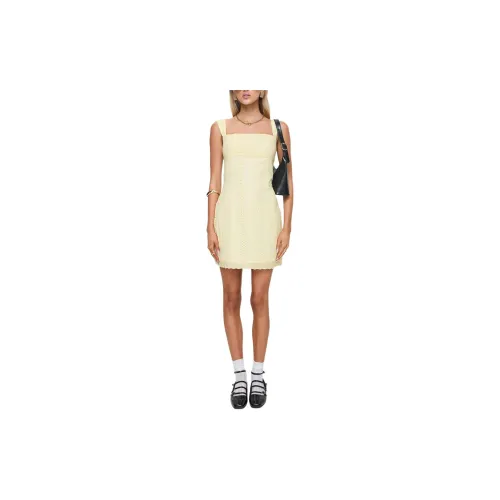 PRINCESS POLLY Slip Dresses Women's LEMON/YELLOW