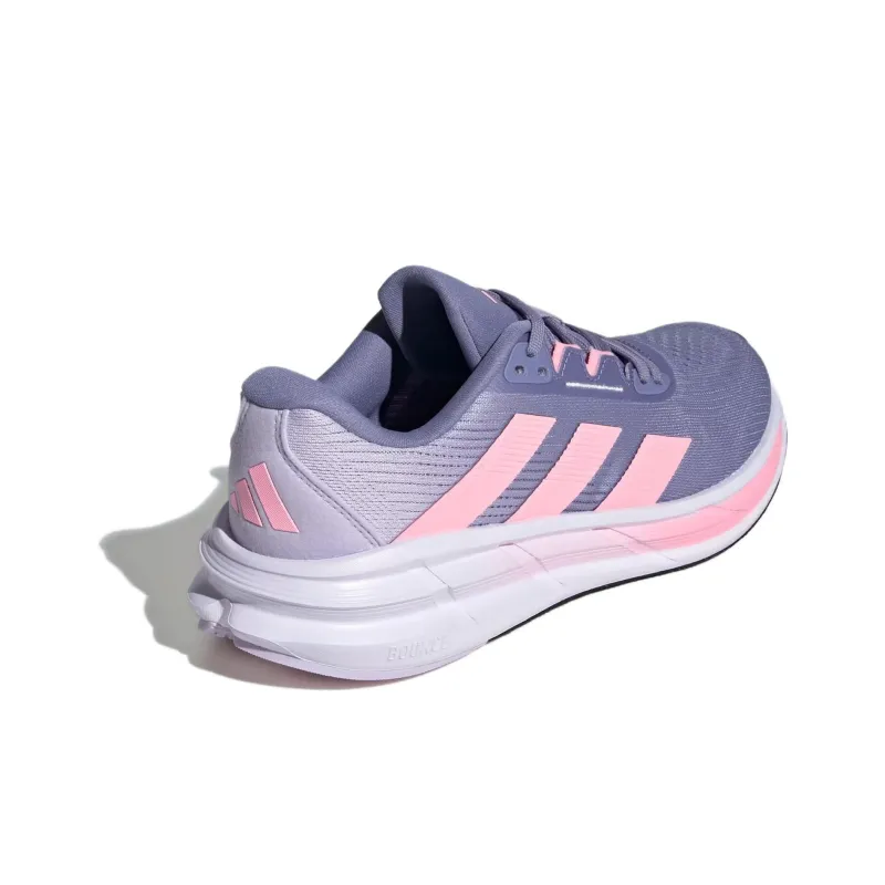Adidas QUESTAR 3 Abrasion Resistant Low Top Running Shoes Women's Purple Pink-3