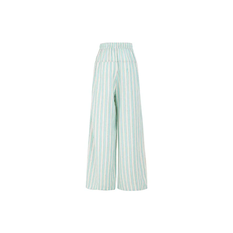 Kazakhstan Casual Pants Women's Lake Green-1