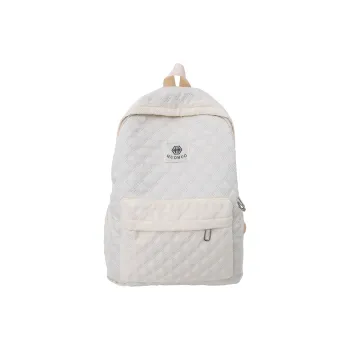KAKAXI Nylon Backpack Unisex White/Black/Gray/Pink/Coffee/Purple