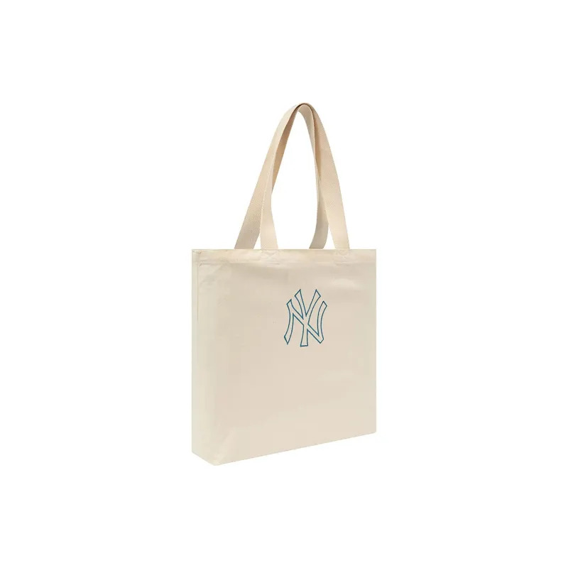 New Era Cotton Tote Bag Shopping Bag Shoulder Bags Women's Cream-1