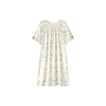Lan Miao Nightgown Women's Light Green