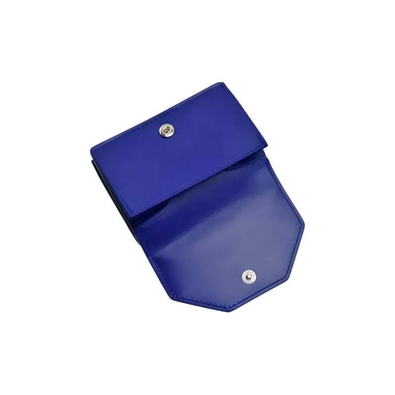 Balenciaga Leather Wallets Clutches Unisex Blue-2