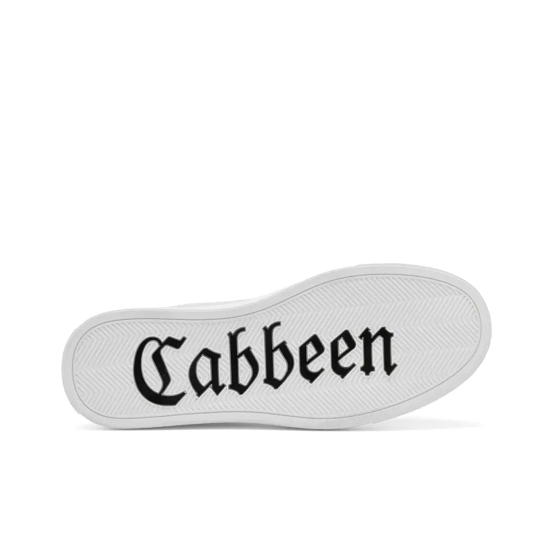 Cabbeen Preppy Everyday Lightweight And Breathable Low Top Trendy Casual Skateboard Shoes Men's White-6