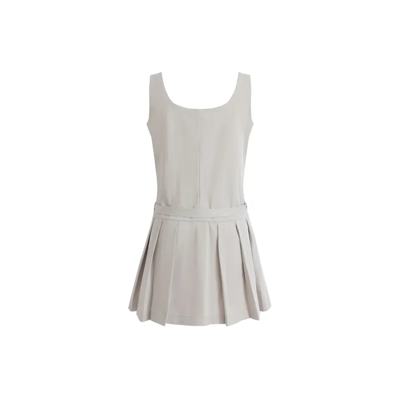 ELEVEN SLEEP Sleeveless Dress Women's White-1